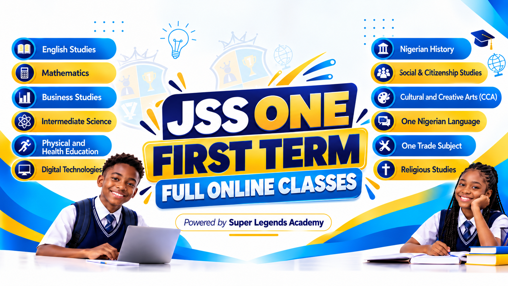 JSS ONE FIRST TERM FULL ONLINE CLASSES