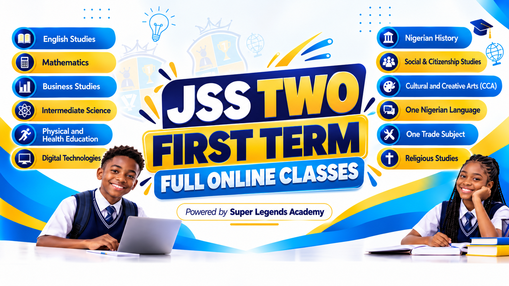 JSS TWO FIRST TERM FULL ONLINE CLASSES