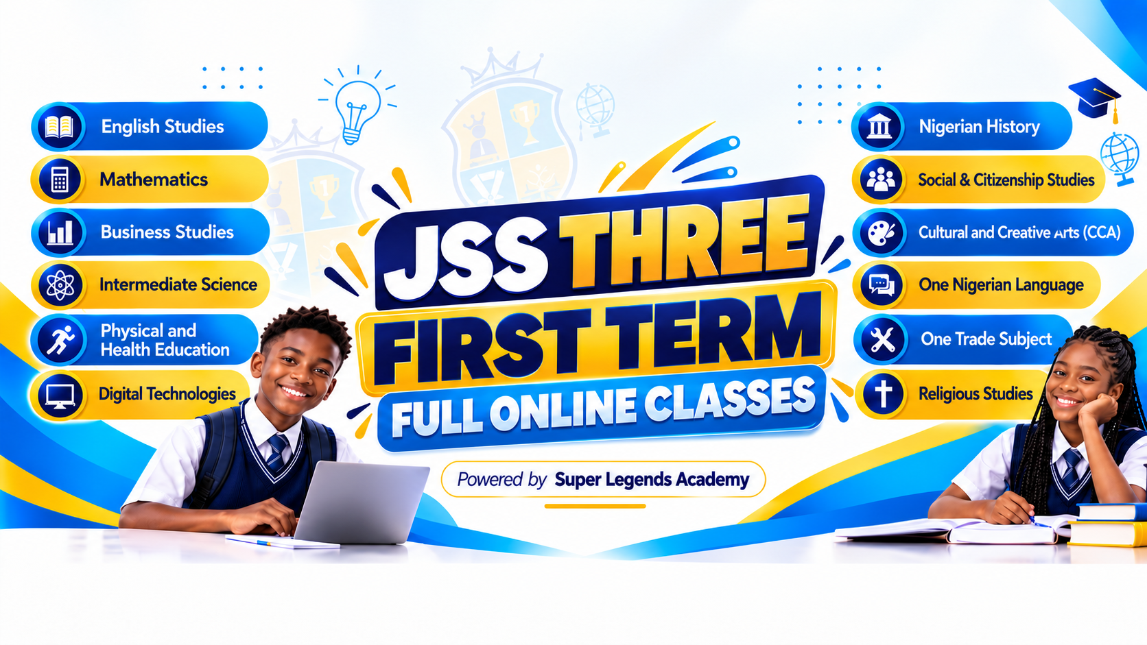 JSS THREE FIRST TERM FULL ONLINE CLASSES