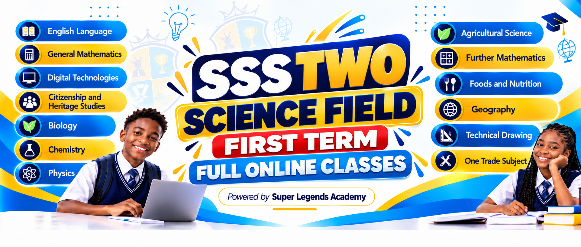 SSS TWO SCIENCE FIELD FIRST TERM FULL ONLINE CLASSES