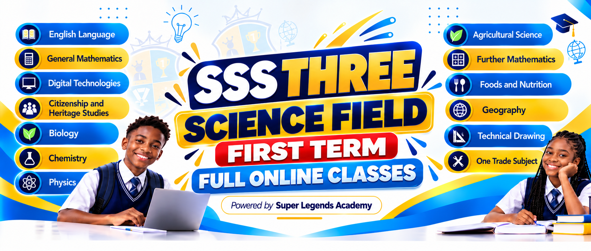 SSS THREE SCIENCE FIELD FIRST TERM FULL ONLINE CLASSES