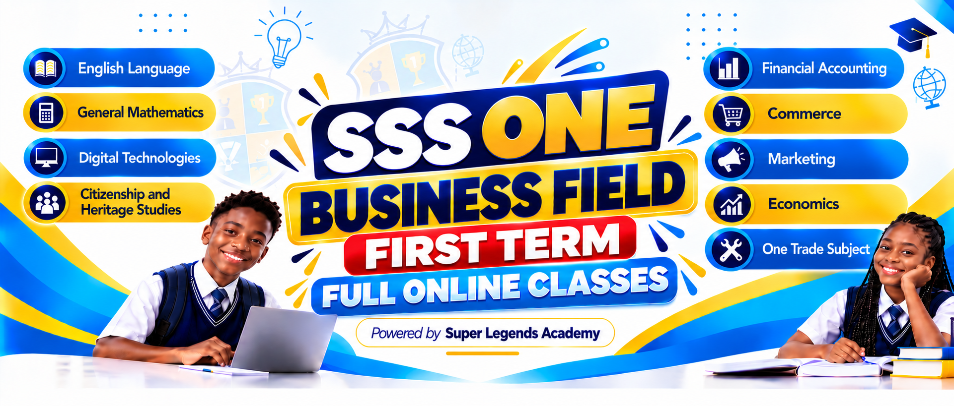 SSS ONE BUSINESS FIELD FIRST TERM FULL ONLINE CLASSES